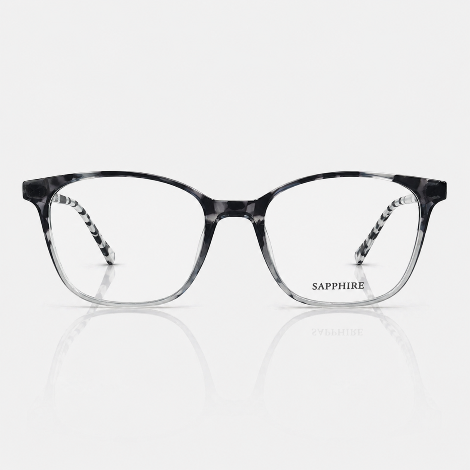 Classic Rectangle Marble Eyeglasses – Unisex