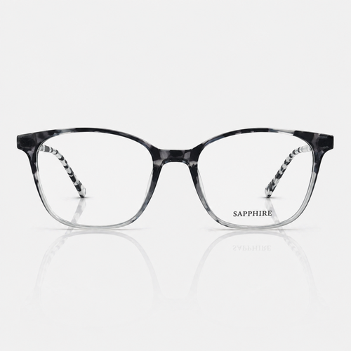 Classic Rectangle Marble Eyeglasses – Unisex