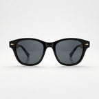 Round Cat Eye Polarized Black Sunglasses – Unisex