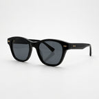 Round Cat Eye Polarized Black Sunglasses – Unisex