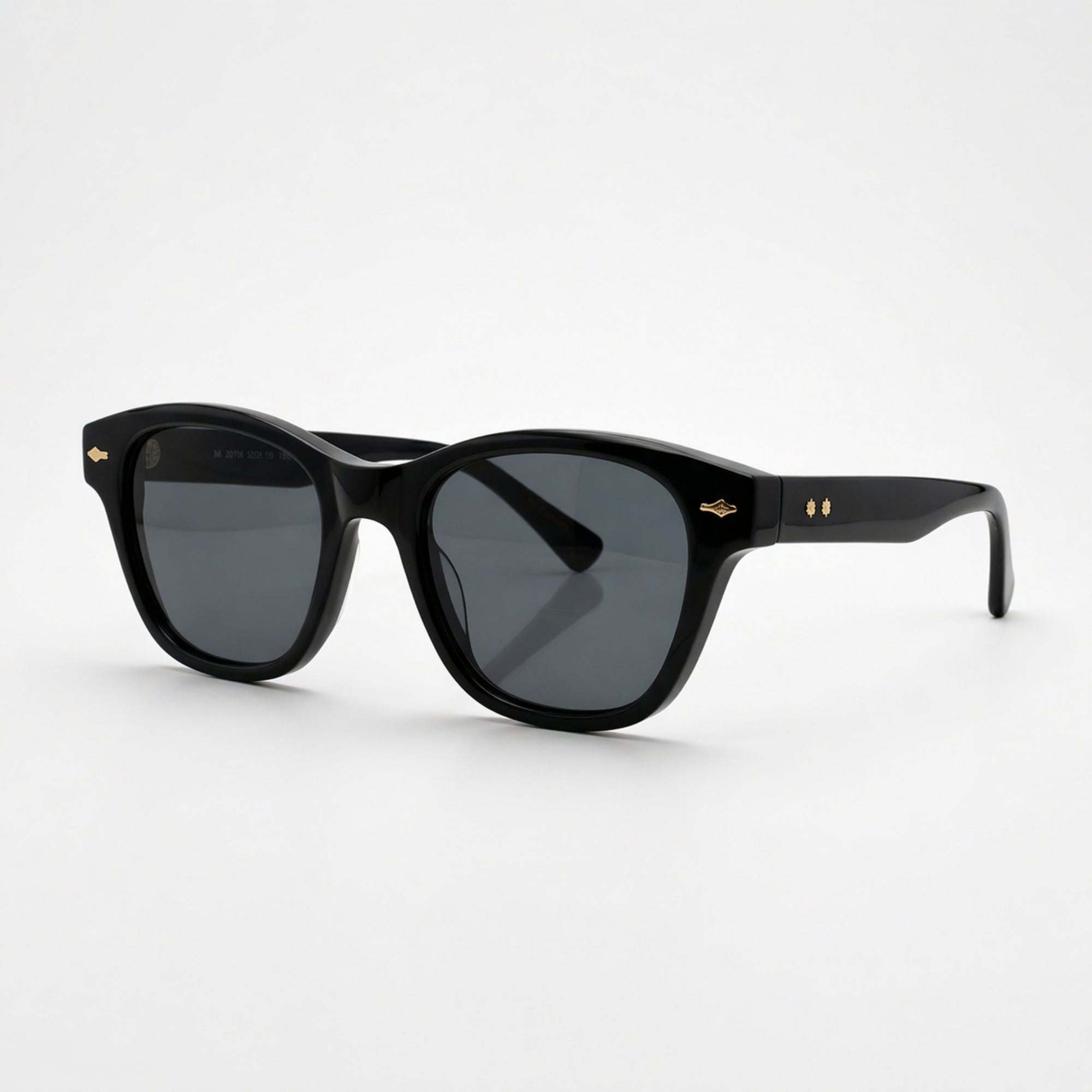 Round Cat Eye Polarized Black Sunglasses – Unisex