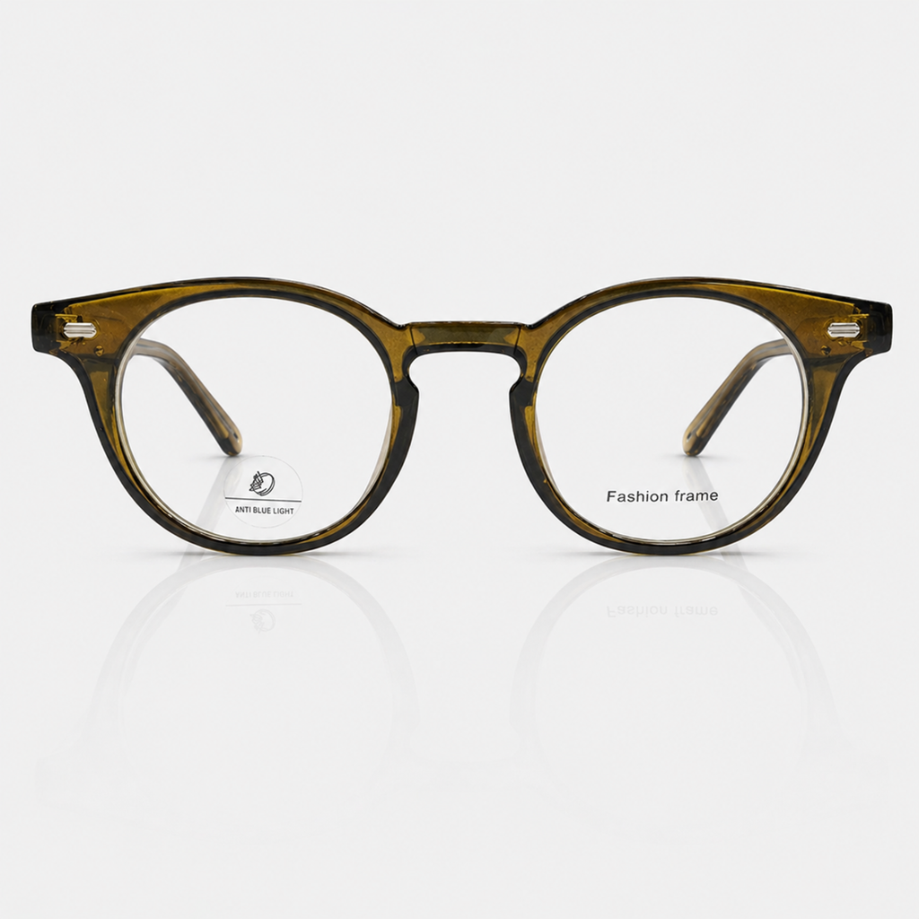 Classic Round Tortoiseshell Glasses – Unisex