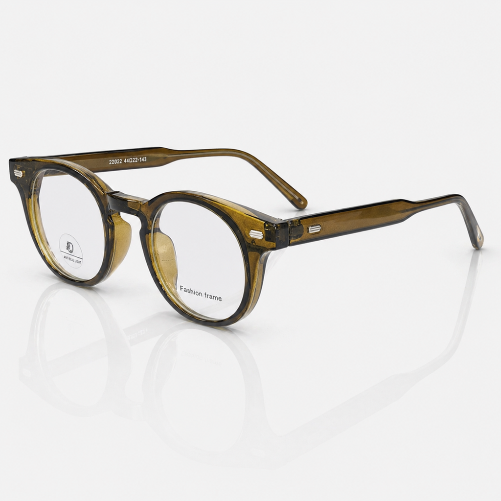 Classic Round Tortoiseshell Glasses – Unisex