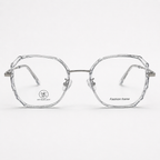 Transparent Geometric Eyeglasses – Unisex