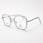 Transparent Geometric Eyeglasses – Unisex