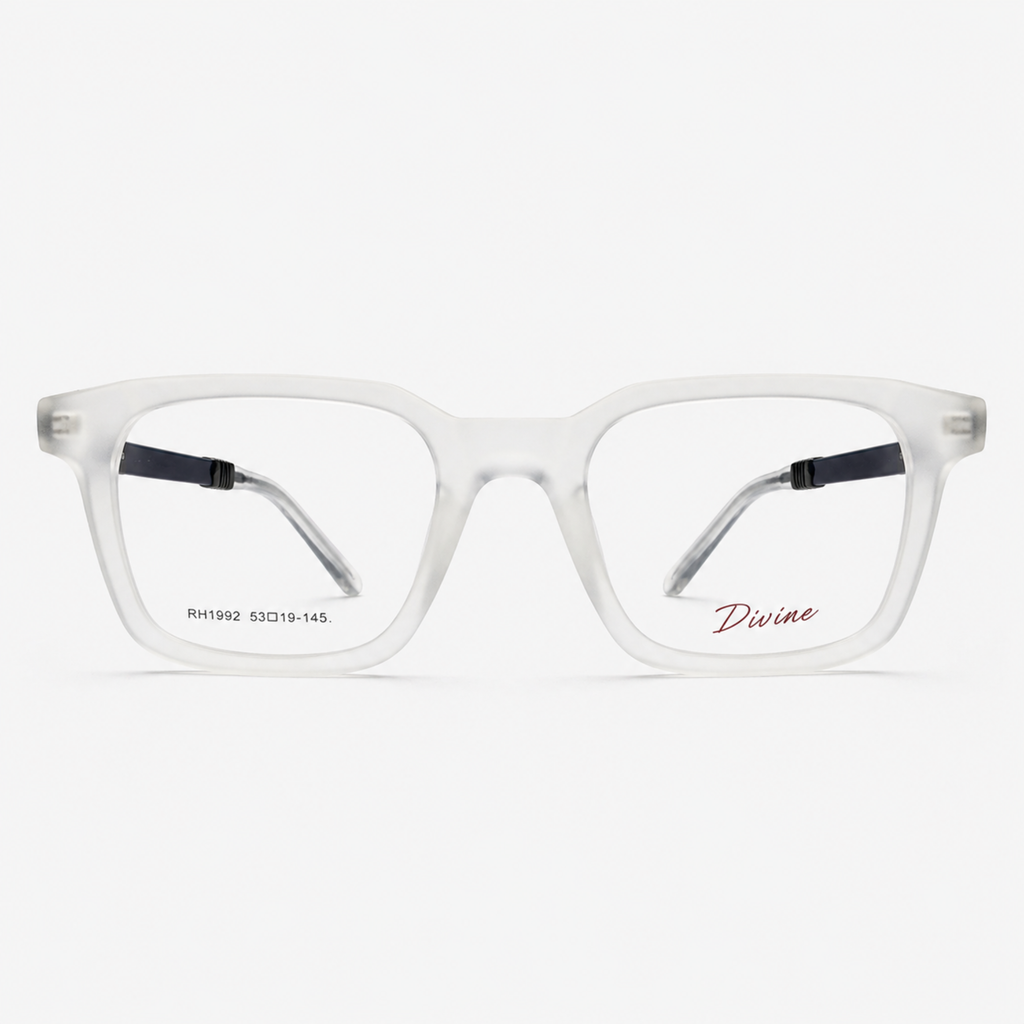 Transparent Square Eyeglasses – Unisex
