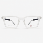 Transparent Square Eyeglasses – Unisex