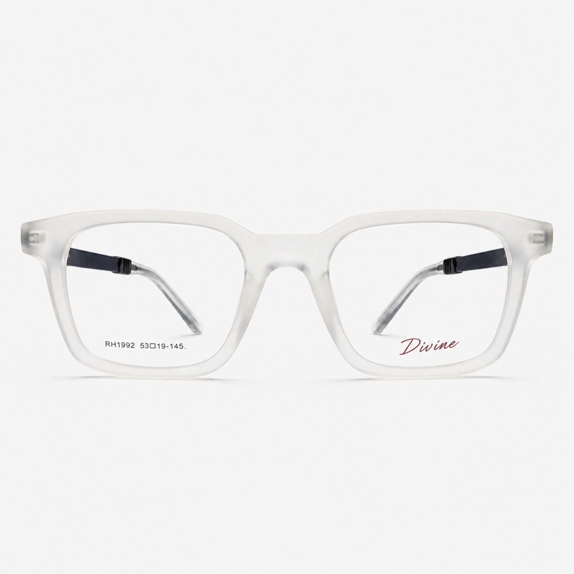 Transparent Square Eyeglasses – Unisex
