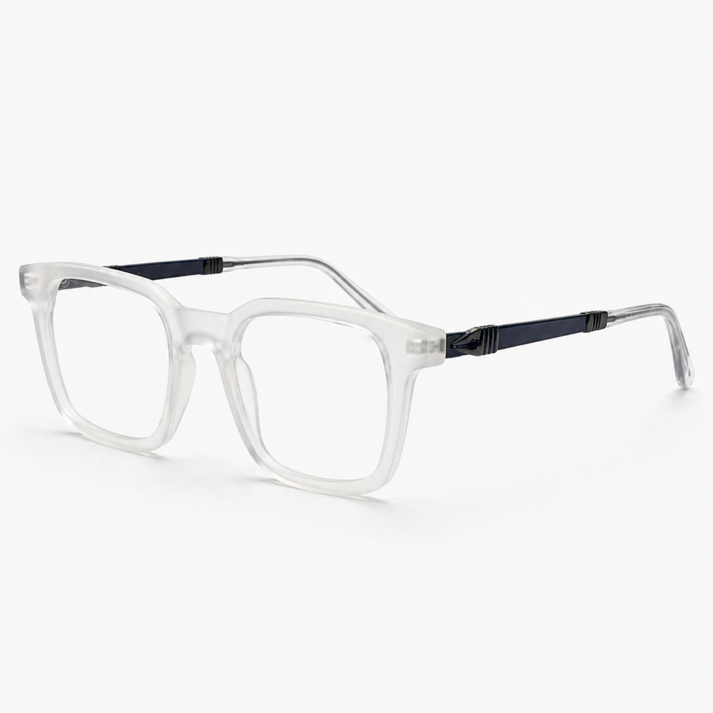 Transparent Square Eyeglasses – Unisex