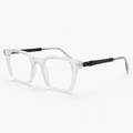 Transparent Square Eyeglasses – Unisex
