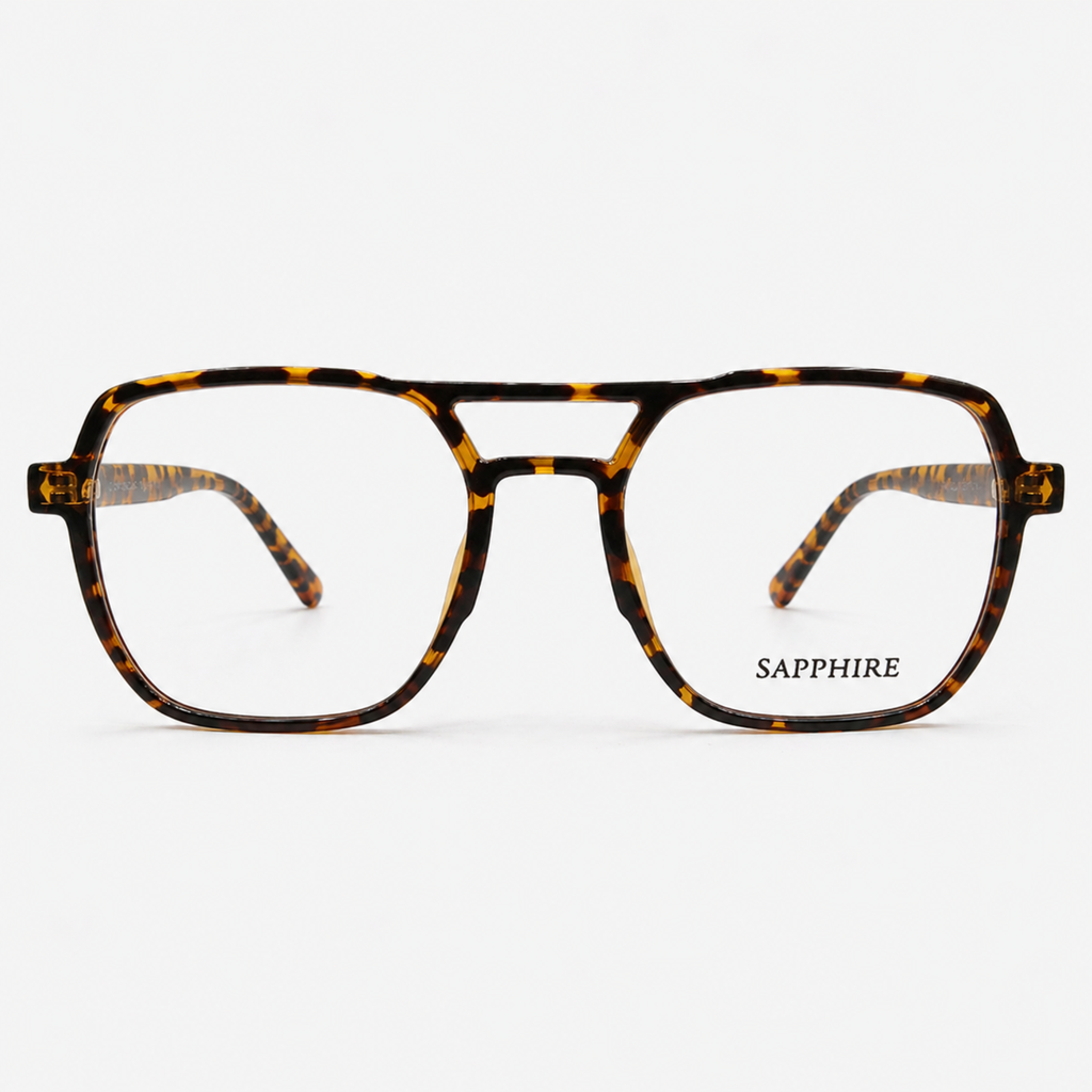 Retro Aviator Tortoiseshell Eyeglasses – Unisex