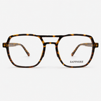 Retro Aviator Tortoiseshell Eyeglasses – Unisex