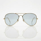 Ray-Ban Pilot Gold Frame Blue Sunglasses – Unisex