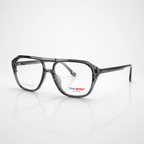 Retro Transparent Smoke Aviator Eyeglasses – Unisex