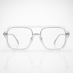 Transparent Aviator Eyeglasses – Unisex