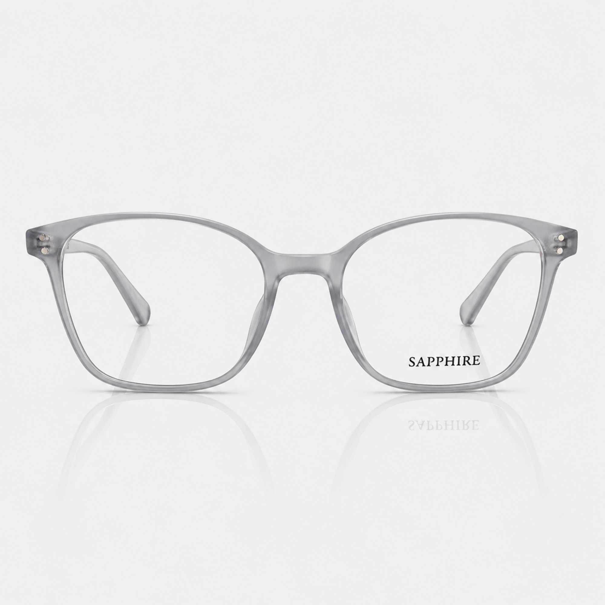 Transparent Rectangle Computer Glasses – Unisex