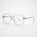 Transparent Aviator Eyeglasses – Unisex