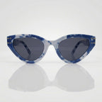Christian Dior Cateye Blue Animal Print Sunglasses – Women
