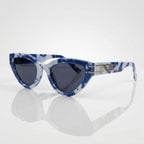 Christian Dior Cateye Blue Animal Print Sunglasses – Women