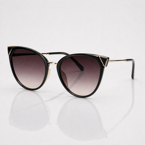 Cateye Gradient Black Fashion Sunglasses – Women