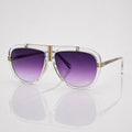Cazal Legends Aviator Sunglasses – Transparent Gold Frame Unisex