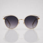 Classic Round Cateye Sunglasses for Women – UV400 Fashion Shades