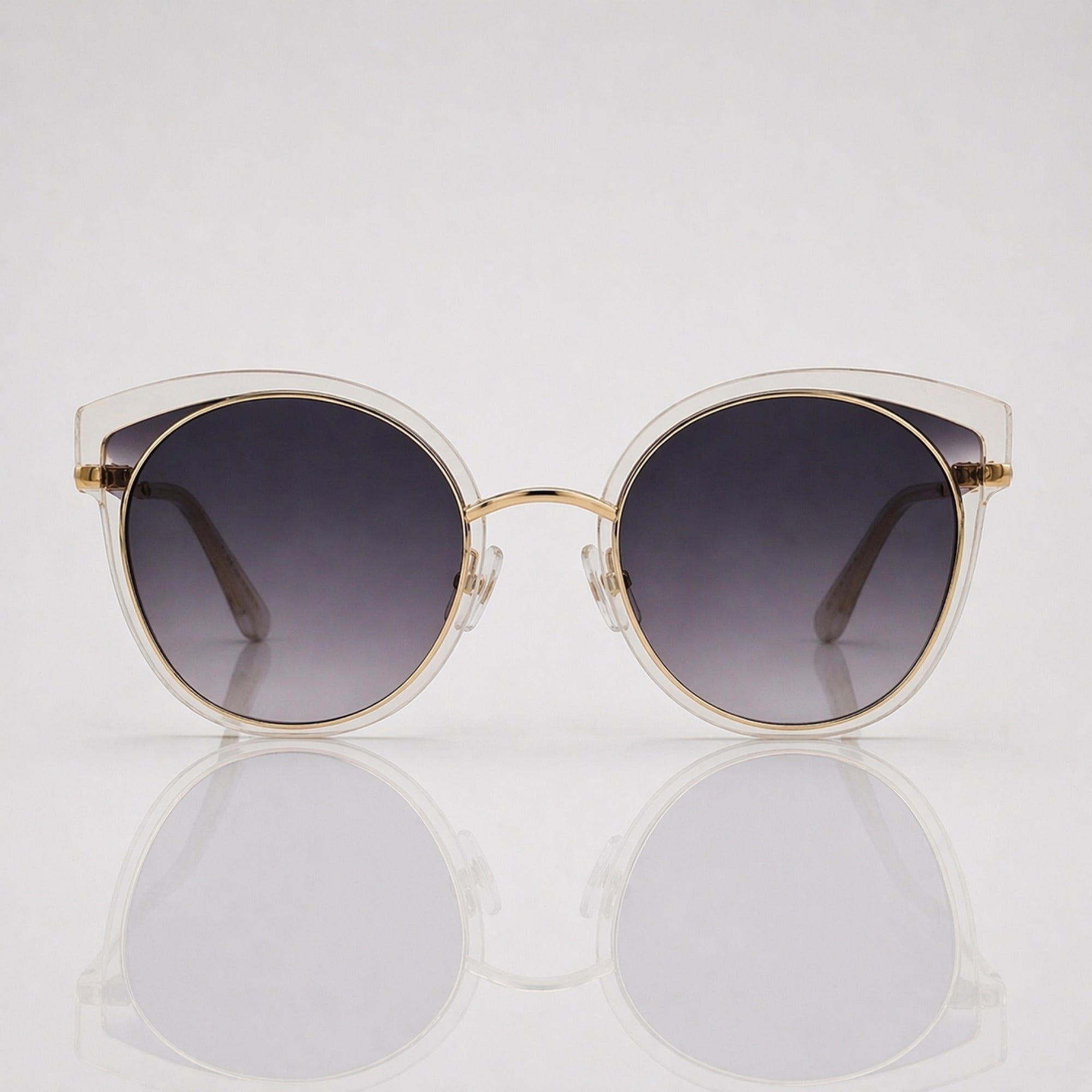 Classic Round Cateye Sunglasses for Women – UV400 Fashion Shades