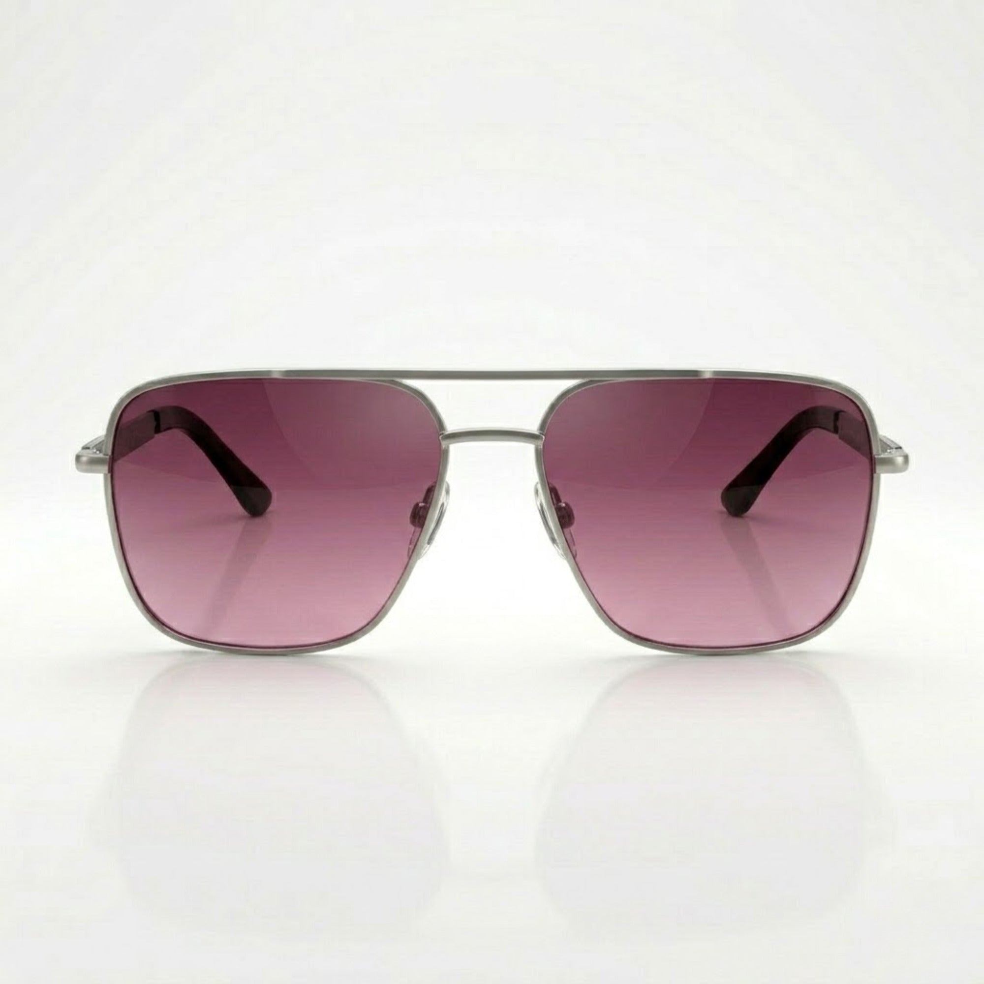 IRUS Square Aviator Sunglasses for Men – UV Protected Stylish Metal Shades