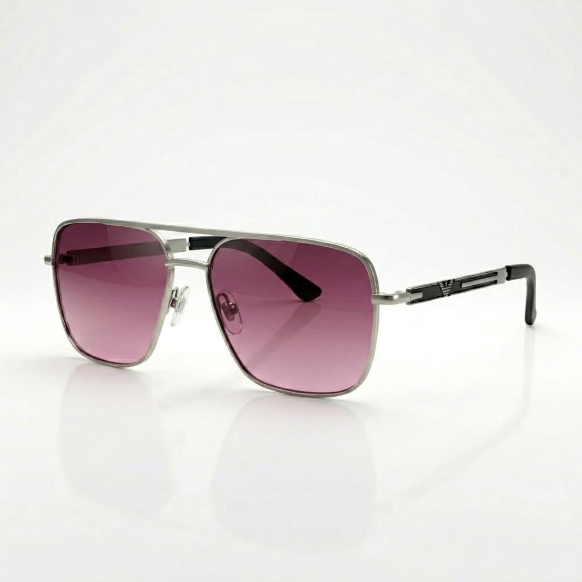 IRUS Square Aviator Sunglasses for Men – UV Protected Stylish Metal Shades