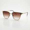 IRUS Cateye Sunglasses for Women – Brown Gradient UV400 Stylish Shades