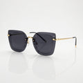 Oversized Square Sunglasses for Women – Black Tint UV400 Stylish Shades