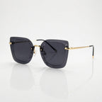 Oversized Square Sunglasses for Women – Black Tint UV400 Stylish Shades