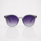 Classic Round Sunglasses for Women – Transparent Frame UV400 Stylish Shades