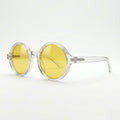 Chaplin Retro Round Sunglasses Yellow Lens | Unisex