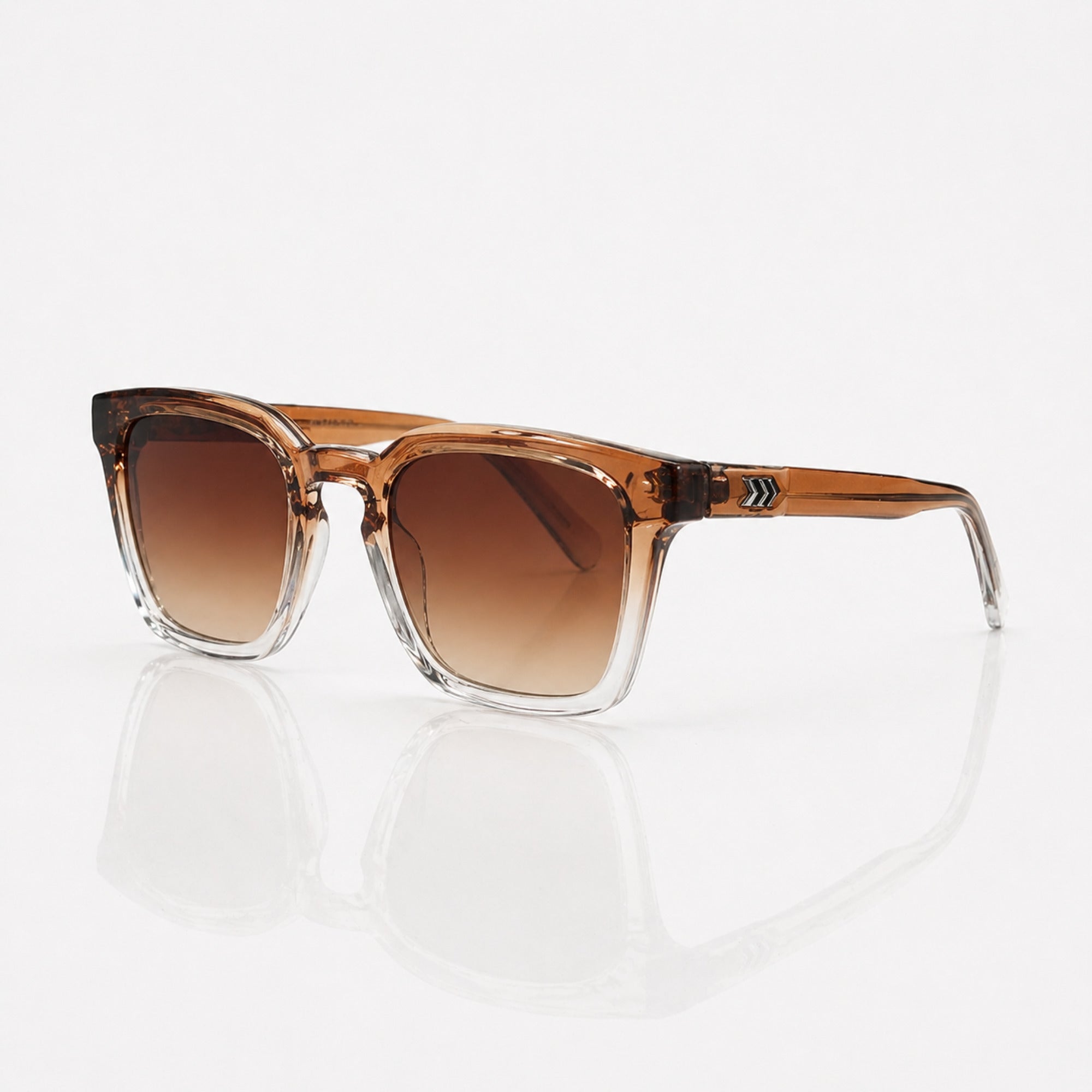 Kachawoo Square Sunglasses – UV400 Thick Frame Gradient Unisex Shades