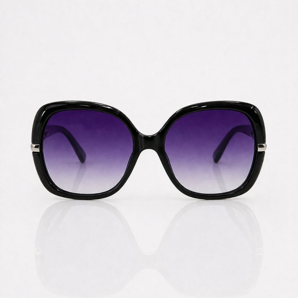 Oversized Round Sunglasses for Women – Retro UV400 Gradient Shades