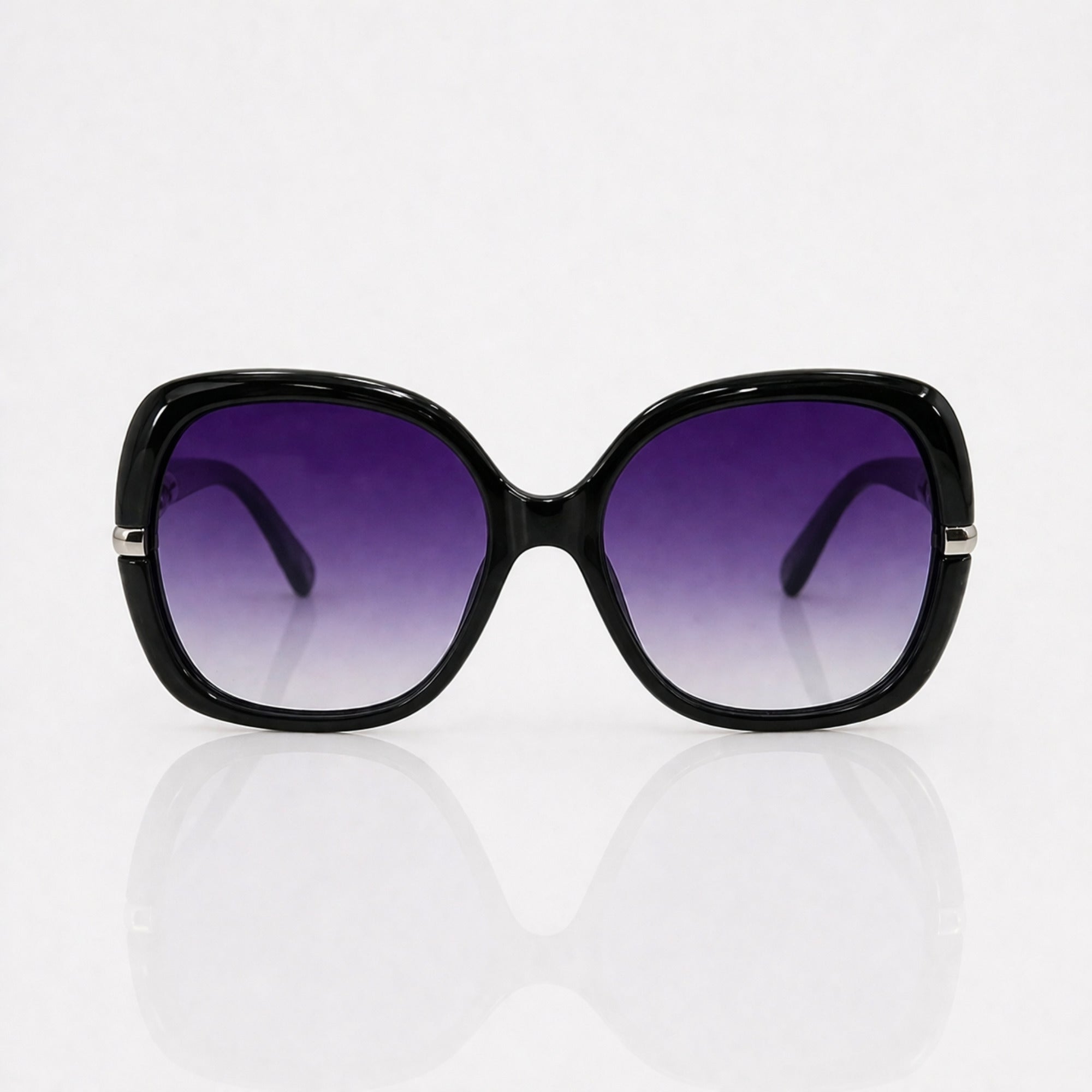 Oversized Round Sunglasses for Women – Retro UV400 Gradient Shades