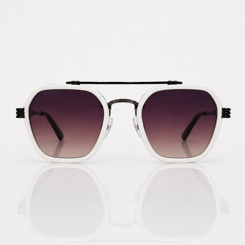 Geometric Sunglasses for Men – UV400 Gradient Lens Modern Shades