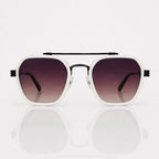 Geometric Sunglasses for Men – UV400 Gradient Lens Modern Shades