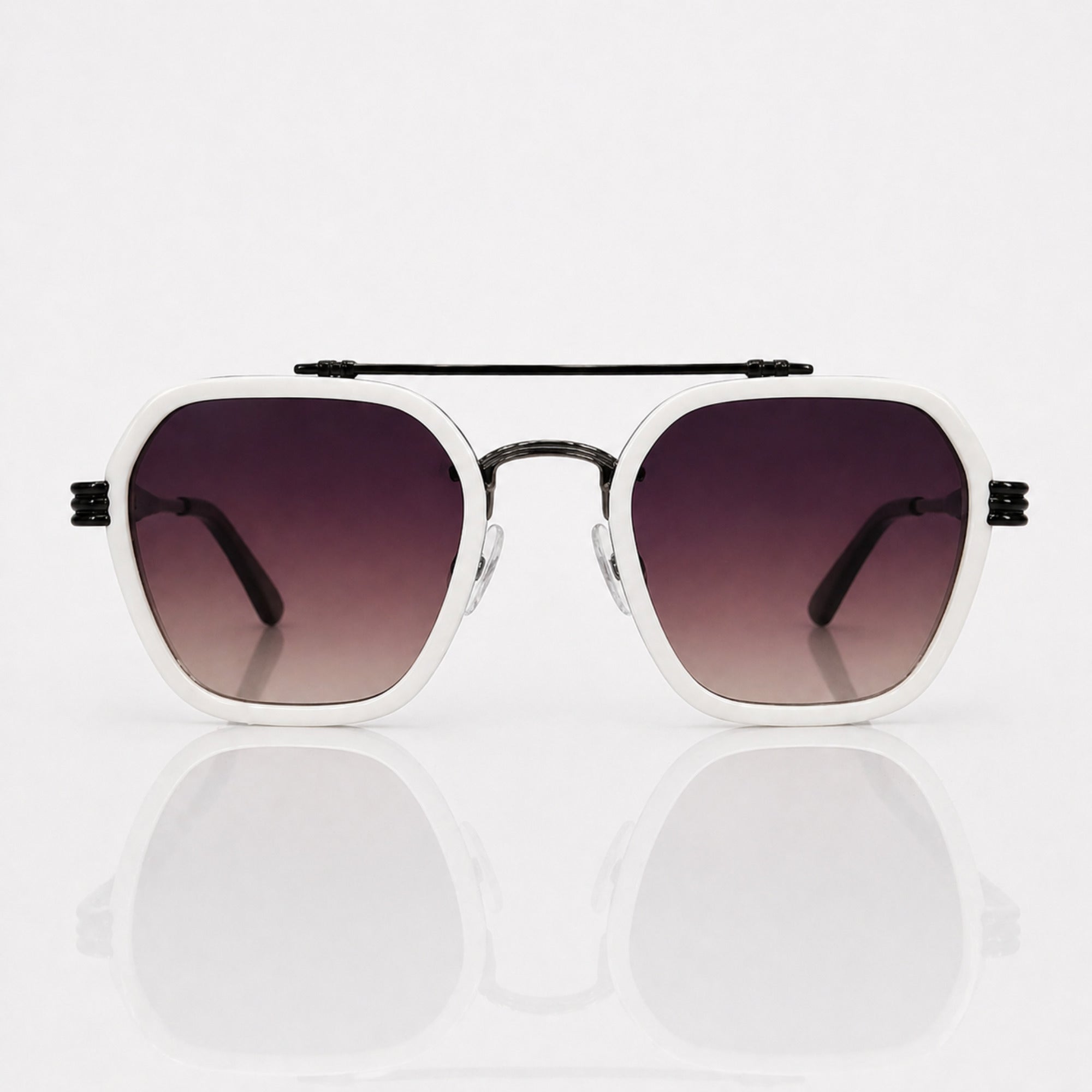Geometric Sunglasses for Men – UV400 Gradient Lens Modern Shades