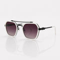 Geometric Sunglasses for Men – UV400 Gradient Lens Modern Shades