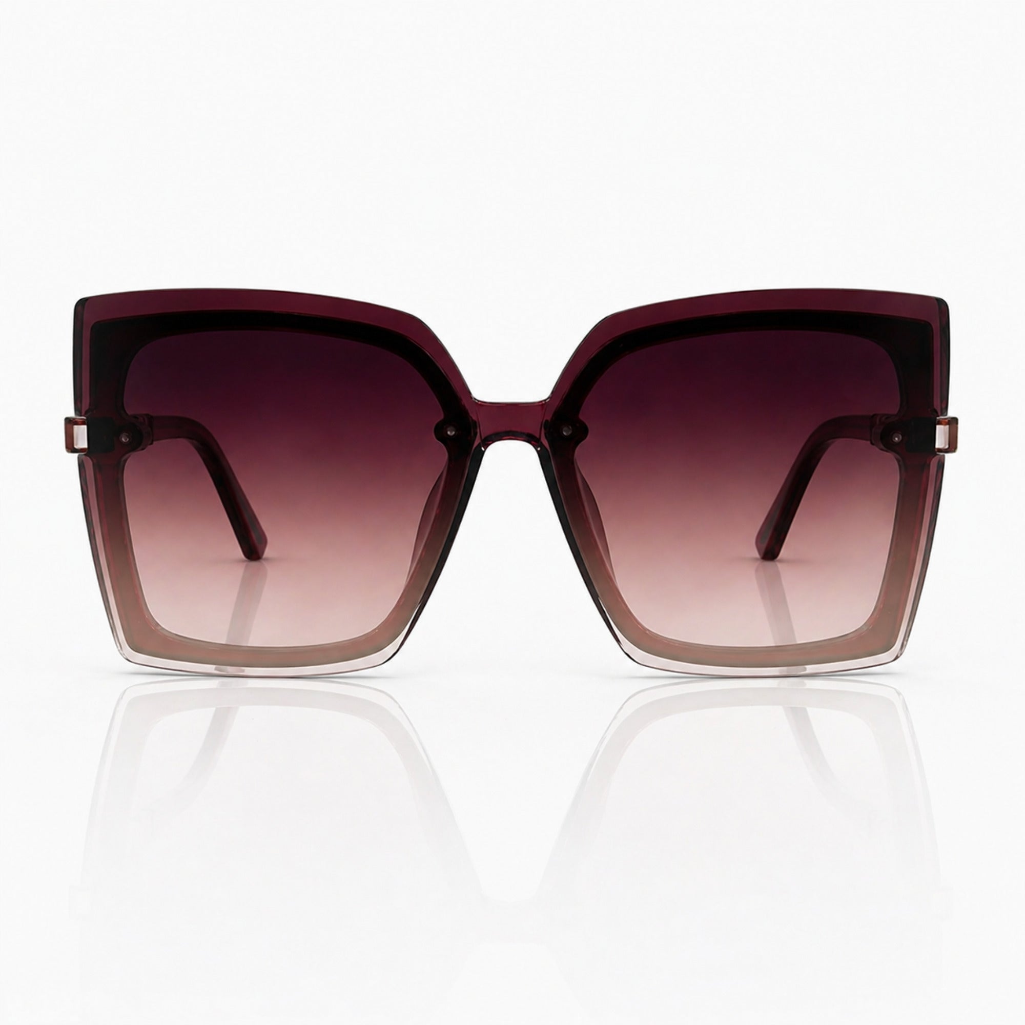 Square Butterfly Sunglasses for Women – Oversized UV400 Gradient Shades