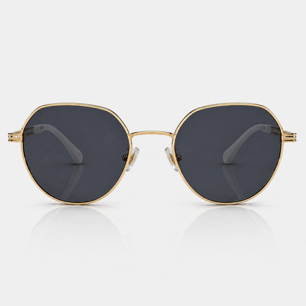 Geometric Sunglasses for Men – UV400 Metal Frame Shades