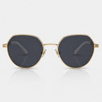Geometric Sunglasses for Men – UV400 Metal Frame Shades