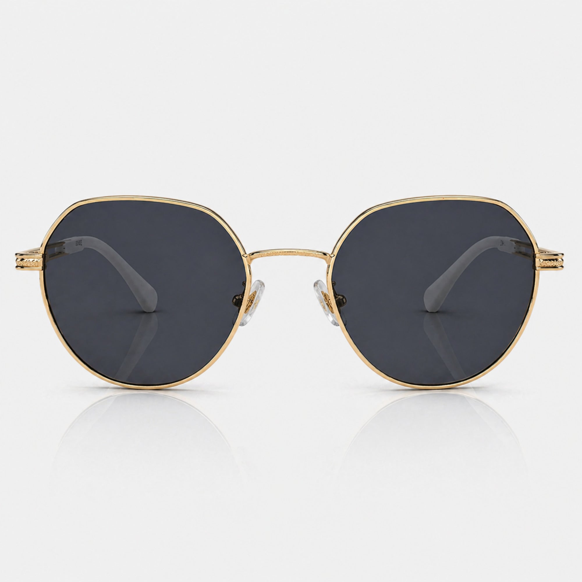 Geometric Sunglasses for Men – UV400 Metal Frame Shades