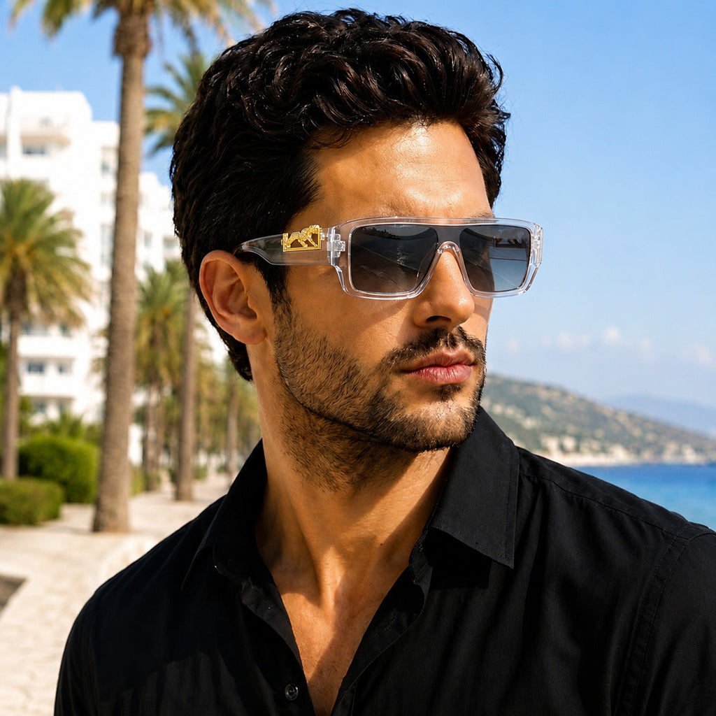 Jaguar Rectangle Frame Urban Edge Sunglasses