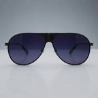 Aviator Sunglasses – Matte Black Smoke Gradient