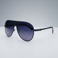 Aviator Sunglasses – Matte Black Smoke Gradient