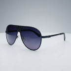 Aviator Sunglasses – Matte Black Smoke Gradient