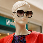 Luxury Oversized Square Gradient Sunglasses for Women